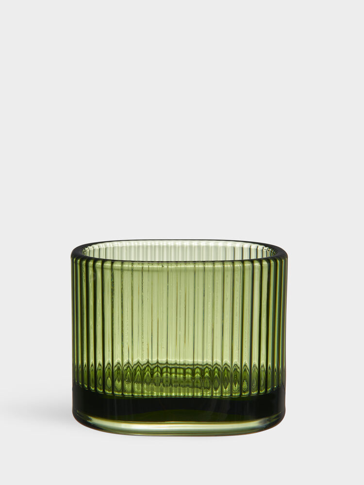 ORREFORS Ellipse grøn votive L